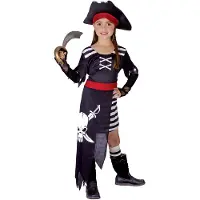 Vegaoo Strijdlustige piraat outfit voor meisjes