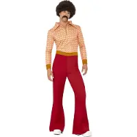 Vegaoo Chique disco jaren 70 verkleed pak voor mannen - Verkleedkleding - Large