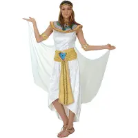 Vegaoo Egyptische koningin outfit met sluier voor vrouwen