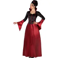 Atosa Rood en zwart Halloween kostuum van vampier voor dames - Verkleedkleding - XL