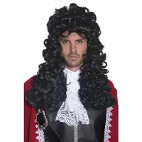 Smiffys Piratenpruik zwart Sparrow