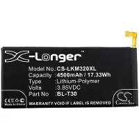123accu LG BL-T30 / EAC63458501 accu (4500 mAh, huismerk)