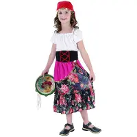 Vegaoo Zigeunerinnenkostuum voor kinderen