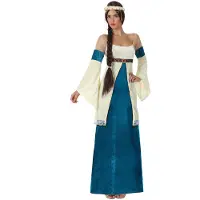 Atosa Noble Medieval Lady Costume Veelkleurig XL Kinderen