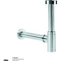 Clou Mini Suk designsifon, rvs geborst. speciaal voor fonteintjes