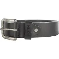 Yoursurprise Leren riem graveren - Zwart