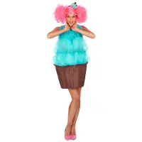 Rubies Turquoise cupcake kostuum voor dames