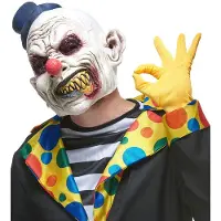 Vegaoo Afschuwelijke clown masker voor volwassenen