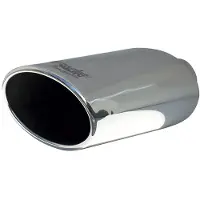 Simoni Racing Uitlaatsierstuk Ovaal/Schuin RVS - Diameter 150x100mm - Lengte 250mm - Montage 54mm