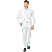 Opposuits White Knight Kostuum | Wit | Maat 50