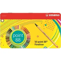Stabilo Point 88 Metal Marker Pen Assorted 50 Units Veelkleurig Kinderen