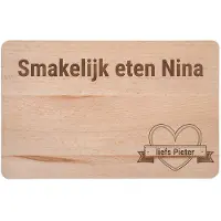 Yoursurprise Broodplank graveren - S