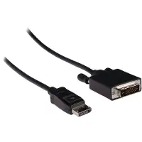 S-Impuls DisplayPort naar DVI kabel - DP 1.1 (1920 x 1200) / zwart - 5 meter