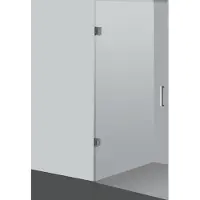 Sanilux Nisdeur starck profielloos 8 mm veiligheidsglas