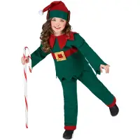 Vegaoo Kerstelf outfit voor kinderen