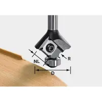 Festool Accessoires Keermes-afrondfrees HW S8 HW R1 D28 KL12,7OFK - 499811