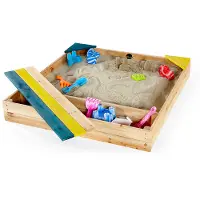 Plum Store-it Houten zandbak 102x96x15cm unisex