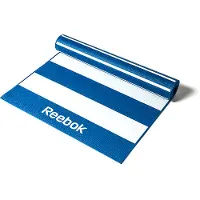 Reebok Yoga mat Stripes dubbelzijdig Reebok 4mm blauw
