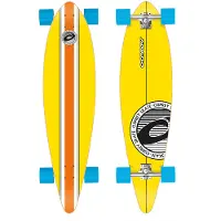 Osprey Stripe Longboard 40 inch - Geel