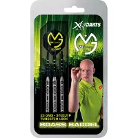 Xqmax Michael van Gerwen Tungsten look brass dartset 23gr