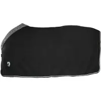 Horka Diamond Collar Fleece Deken - Zwart - 165 / 215