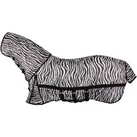 Horka vliegendeken met vliegenmasker zebraprint maat 125/175