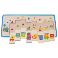 Beleduc treinpuzzel zoek de vormen 8 stukjes