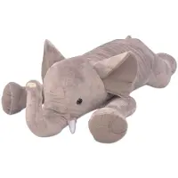 vidaXL Knuffelbeest olifant XXL 95 cm
