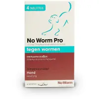 No Worm Pro Hond 4 tabletten