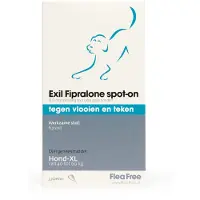 Flea Free Fipralone Spot-On Hond Xlarge - Anti vlooien en tekenmiddel