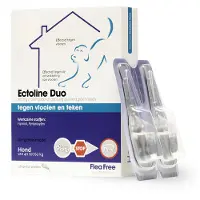Flea Free Ectoline Duo Anti Vlooien en Teken Druppels Hond 40-60 kg 2 pipetten