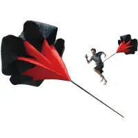 Tunturi Weerstand Parachute - Fitness Parachute - Zwart