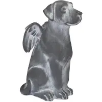 Happy-House Memory Collection Beeld Hond - Herdenken - 15x11x23 cm Hardsteenlook Small