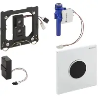 Geberit Hy-Tronic urinoirbedieningsset sigma10 electr.infrarood 9v Wit-Chroom-Wit
