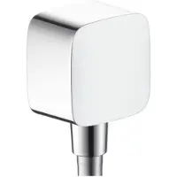 Hansgrohe fixfit muuraansluitbocht met terugslagklep, chroom