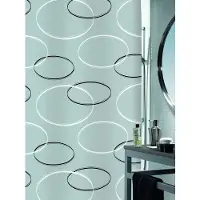 Spirella Anello - Douchegordijn - Grijs - Polyester - 180 x 200 cm