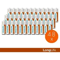 Philips LongLife Batterijen AA - voordeelverpakking - 48 stuks