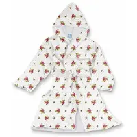 Pip studio Badjas Roses & Dots - Maat XXS - Wit