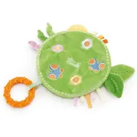 Trudi Knuffeldoek met bijtring Groen 14 cm