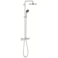 GROHE Vitalio Start douchesysteem thermostatisch en hoofddouche 21cm en handdouche 10cm chroom 27960001