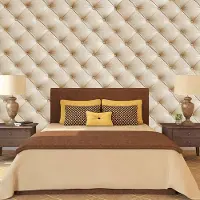 Karo-art Fotobehang - Slaapkamer - Beige