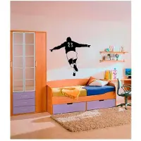 Coart By Artikel Muursticker Voetballer