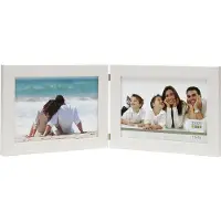 Deknudt Frames fotokader tweeluik wit kunststof