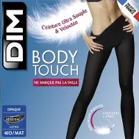Dim 2-PACK Body Touch - Panty Opaque - Zwart - maat S