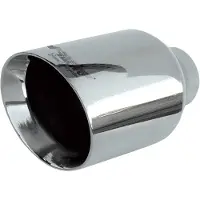 Simoni Racing Uitlaatsierstuk Rond/Schuin RVS - Diameter 114mm - Lengte 210mm - Montage 38 - 60mm