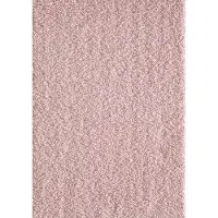 Muratap Loca shaggy vloerkleed licht roze hoogpolig- 200x290 cm