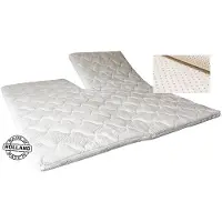Slaaploods.nl Splittopper - Latex Deluxe - 160x220x6 cm - Wit