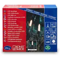 Konstsmide Led-lichtsnoer Kerstversiering buiten Led mini-lichtsnoer, 40 warmwitte dioden (1 stuk)