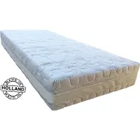 Slaaploods.nl King de Luxe - Micro Pocketvering Matras - Latex Afdeklaag - 90x200x25 cm - Hard
