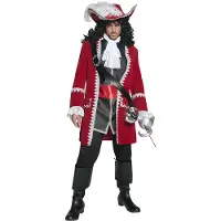 Smiffys Kostuum van een piratenkapitein voor mannen